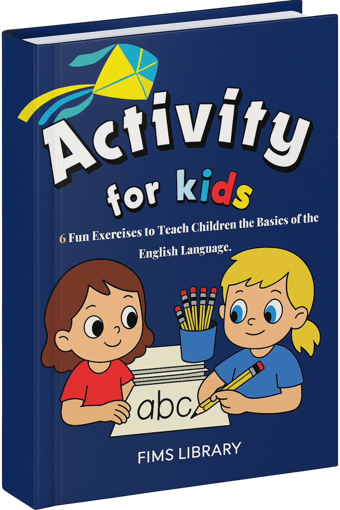 Activity for Kids to Teach Children the Basics of the English Language